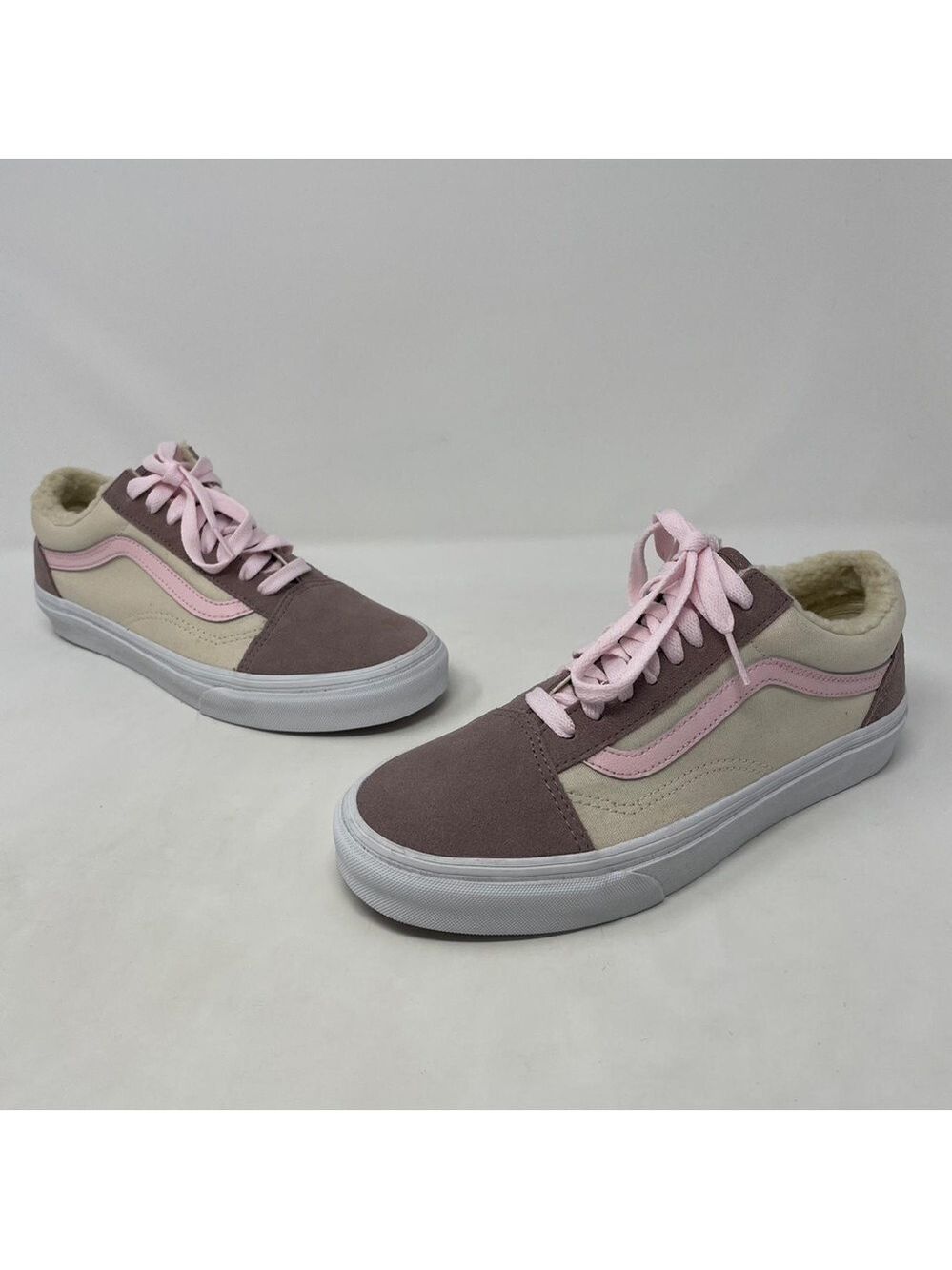 Vans Unisex Suede Sherpa Old Skool Low Top Sneakers Shoes - new - Picture 7 of 13